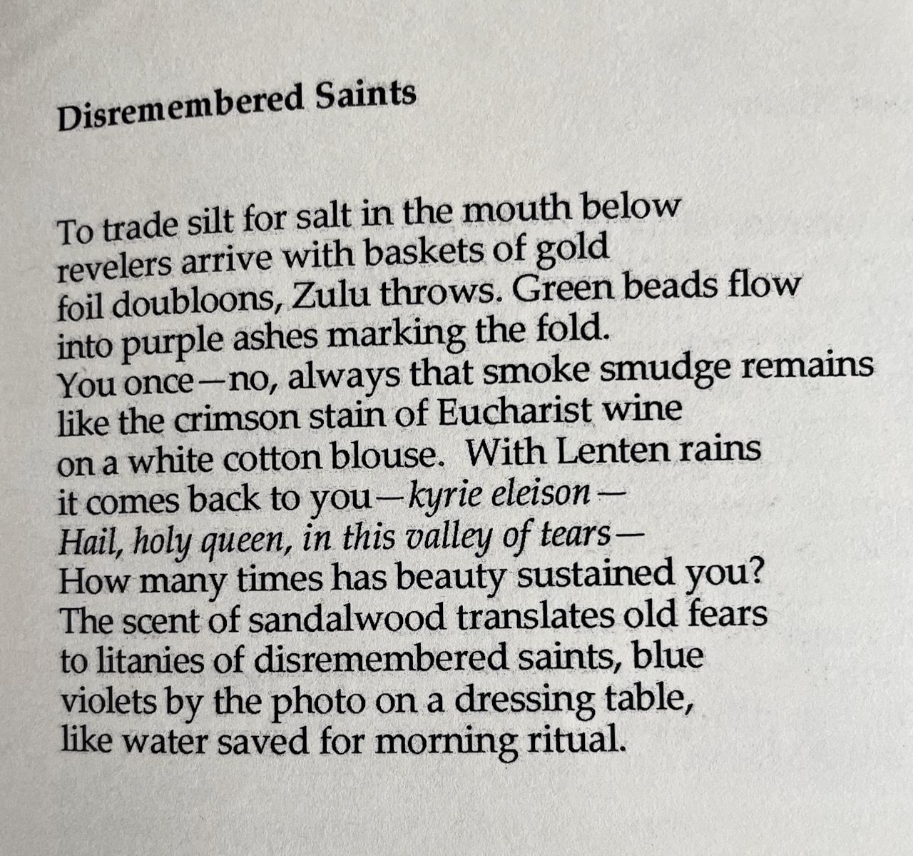 Disremembered Saints - 1